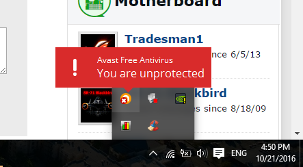 mi antivirus ha sido deshabilitado últimamente por un virus