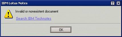 nonexistent document error