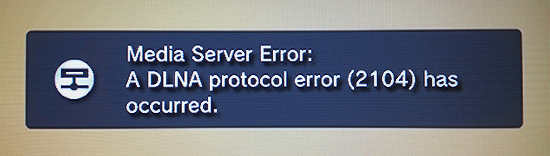 ps3 Multimedia System Sharing Protocol error