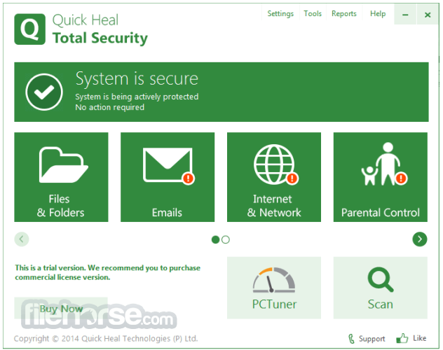 quick recover antivirus online scan free download