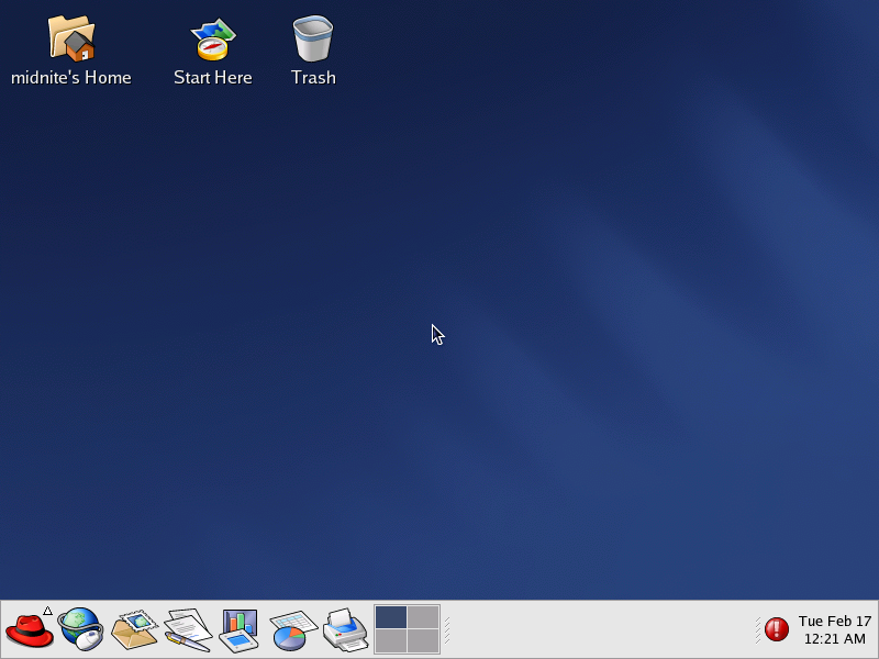 레드 탑 리눅스 9 커널 버전