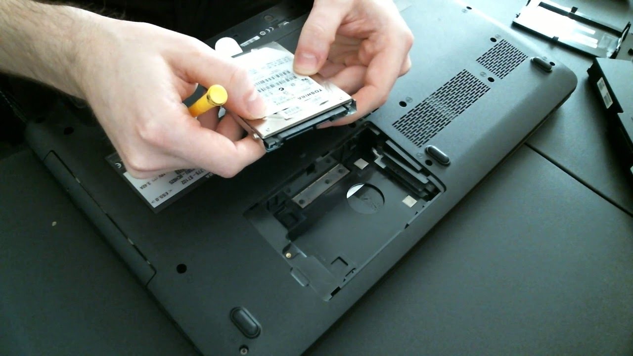 reinstalar la computadora portátil con disco duro