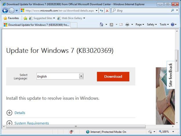 reinstale o kit de serviço do Windows 2