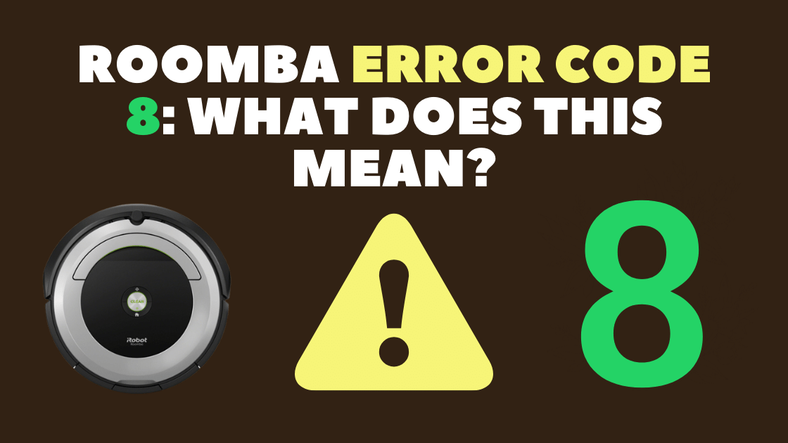 roomba vacuum error message