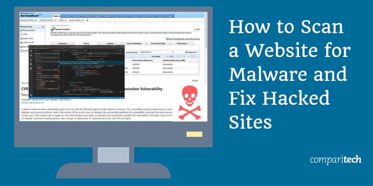 zoek weblog naar malwarecode