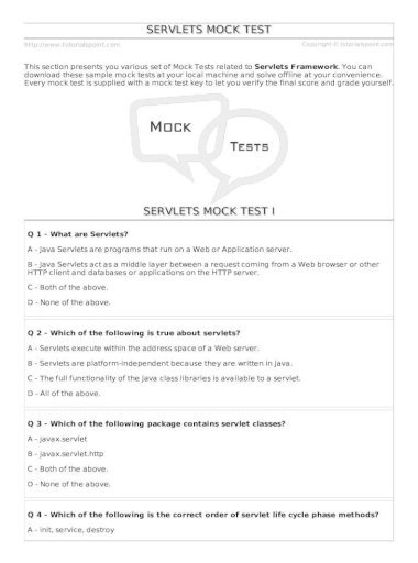 servlet make fun of test