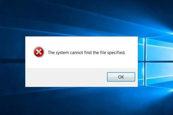el gadget de error de configuración no puede encontrar el archivo especificado