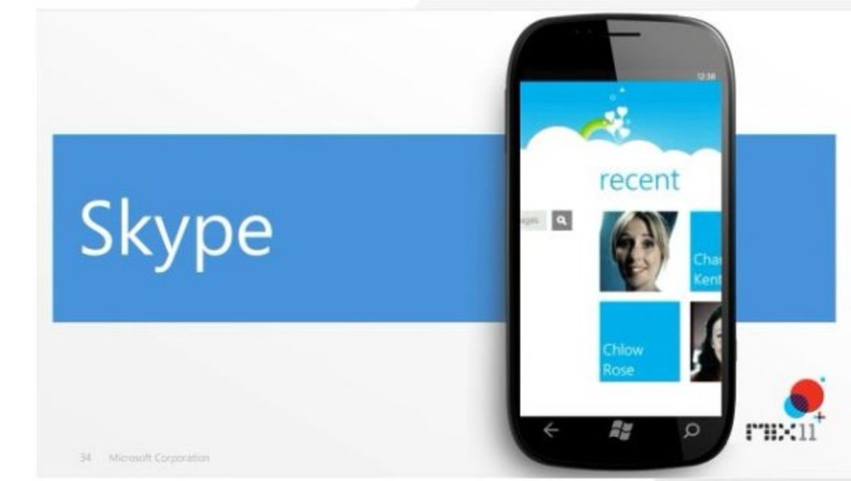 skype gevonden in Windows Phone 7