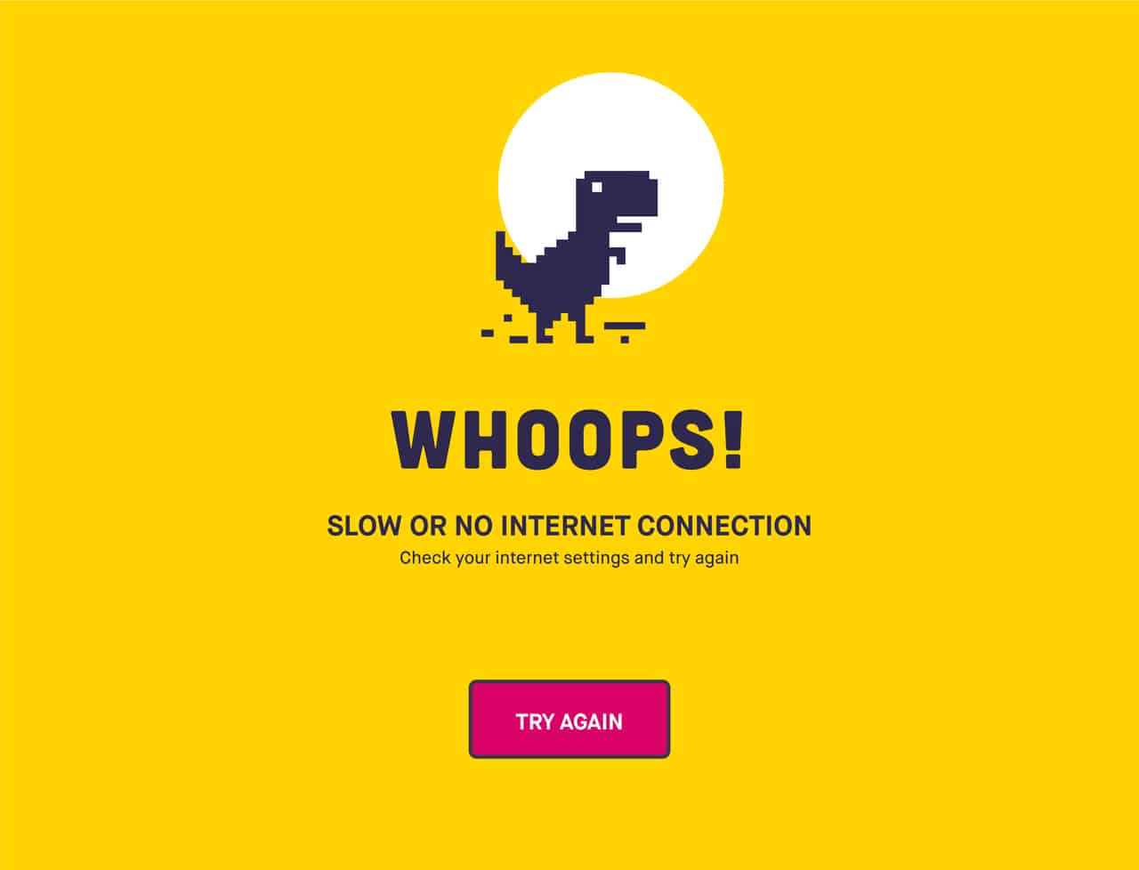 slow internet connection fast