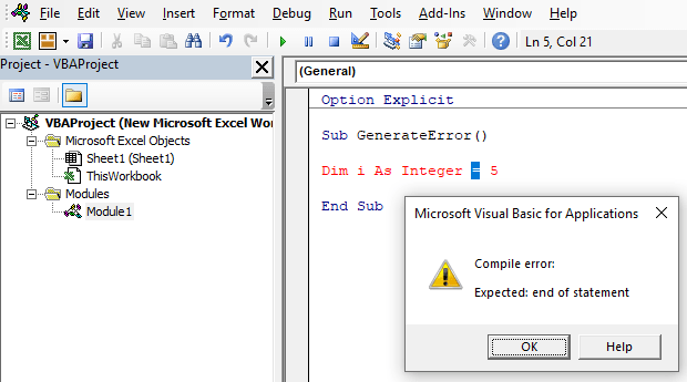 sql run out of statement error