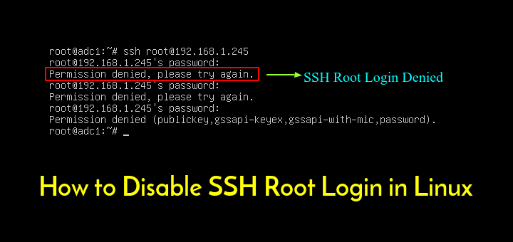 ssh-Root-Zugriff von Ubuntu abgelehnt