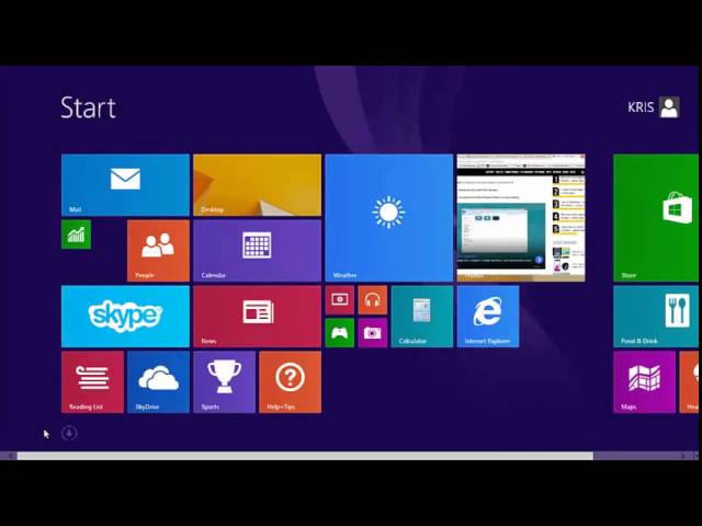 uruchamianie notatnika w Windows 8