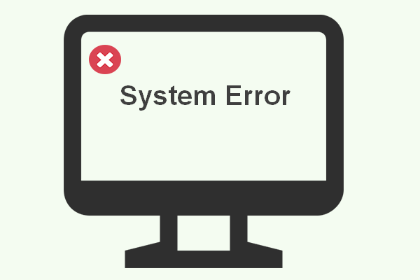 system fix error