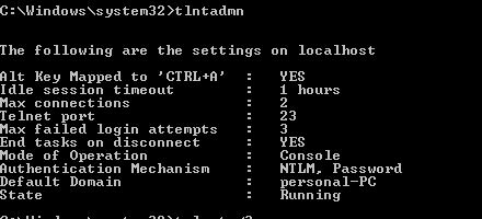 telnet error could not open connection on port 23