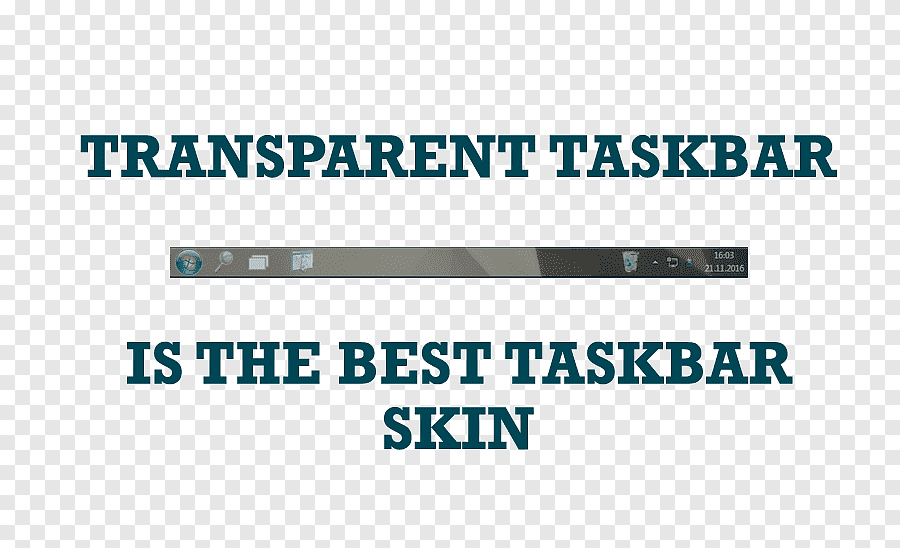 transparent windows 7 taskbar for xp