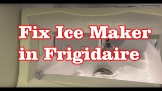 solución de problemas de fabricación de hielo frigidaire