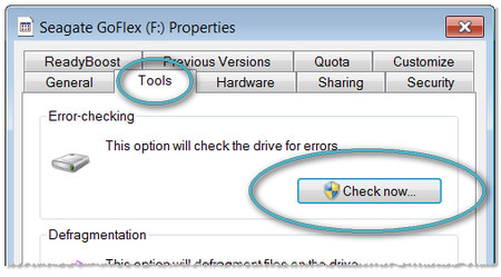 what is a disk error checking utility