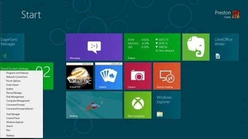 dove sono i programmi di sistema in Windows 8