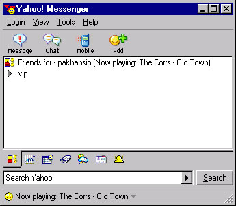 winamp and after that yahoo