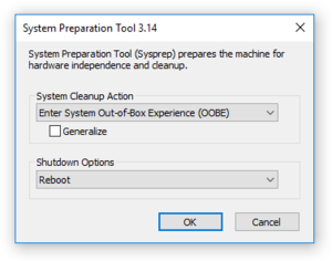 windows systempreparation tool