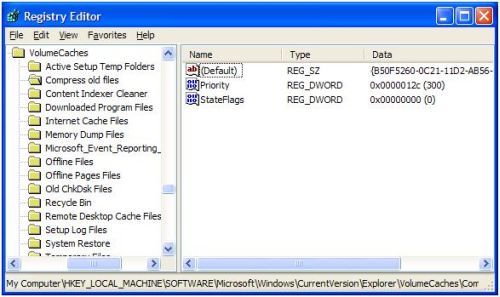 Windows Windows XP Disc Cleanup Ineffiziente Dateien komprimieren