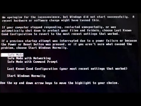 windows xp error message at startup