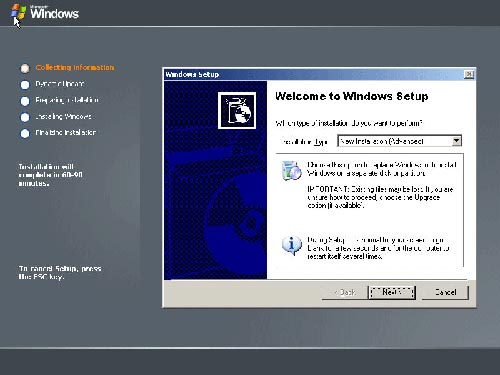 windows xp earn recovery disk