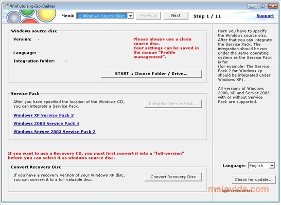 windows xp service pack quelques téléchargement winfuture