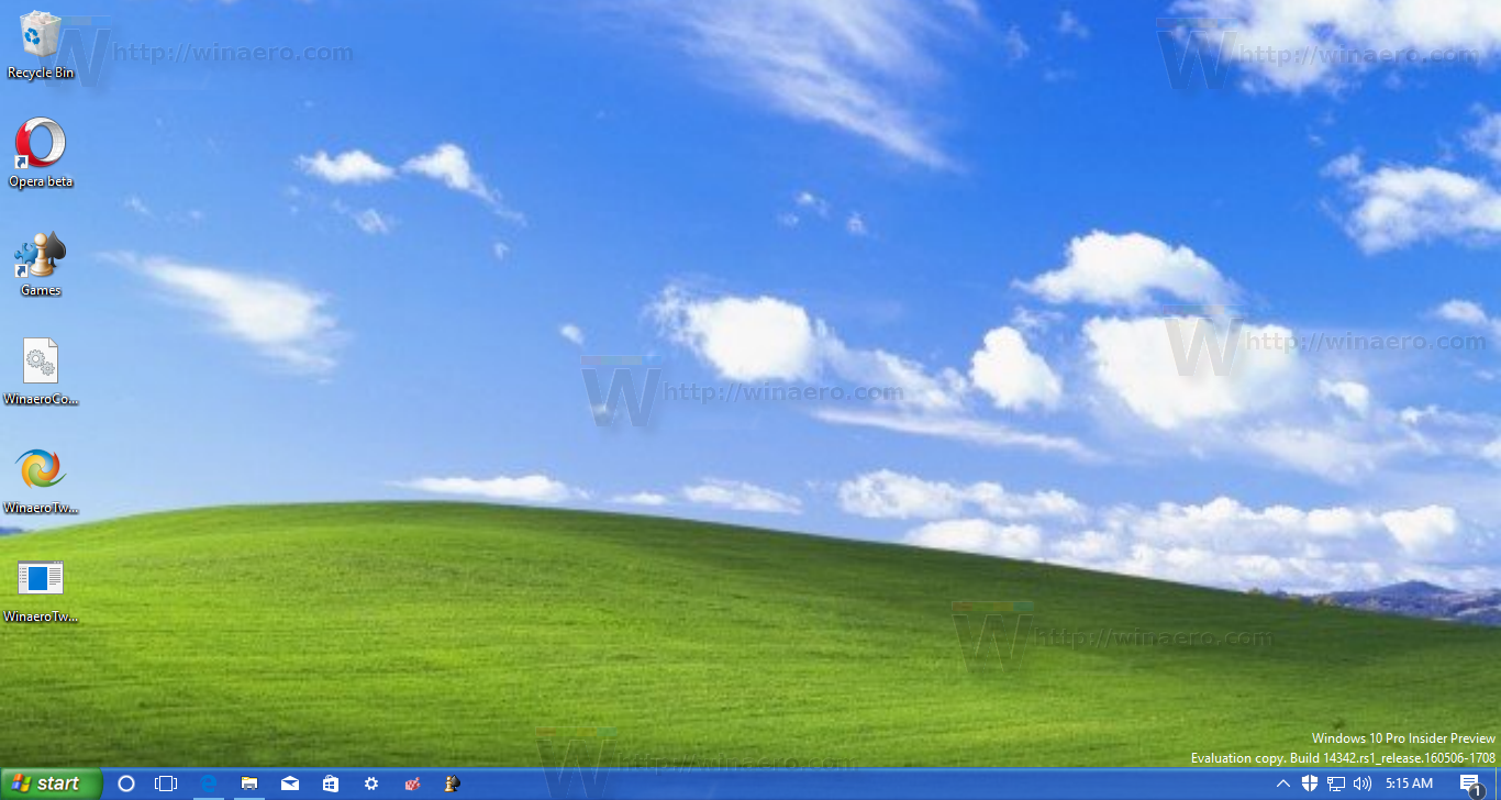 ridimensionamento della barra delle applicazioni di Windows Windows XP