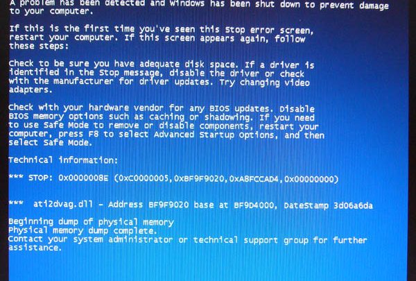 scsiport.sys blue screen server 2003