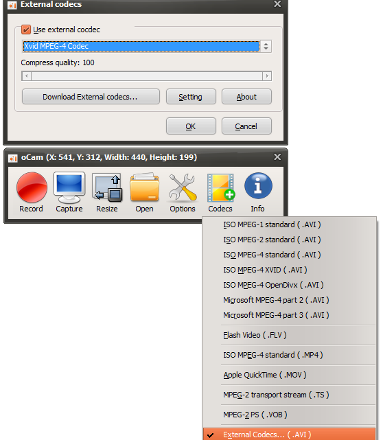 mpeg-ts 코덱은 Windows Media Player와 함께 작동합니다.