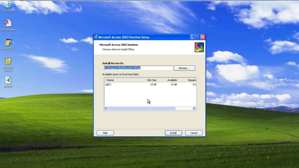 tiempo de ejecución de access 2002