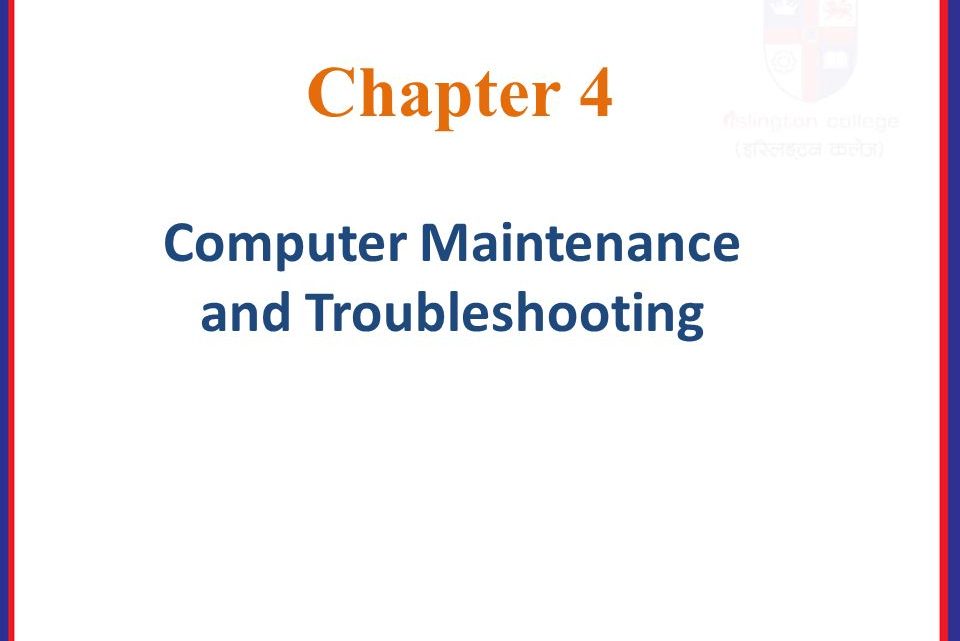 computer troubleshooting ppt presentation